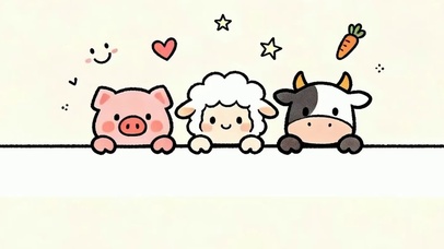 萌宠带鱼屏