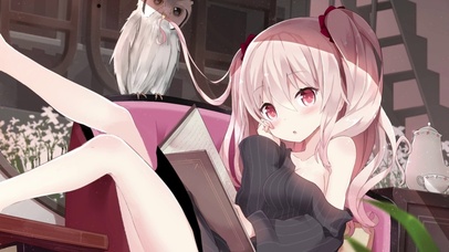 粉毛少女