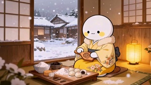 雪乡制糕