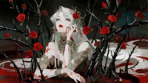 白发荆棘女王