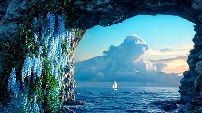 海景小船