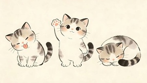 三只猫咪