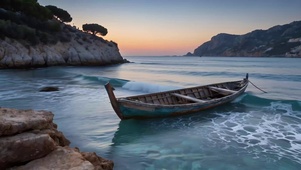 海边小船