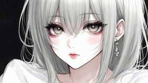 手绘美女