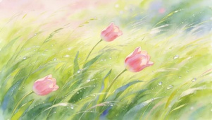 小清新郁金香