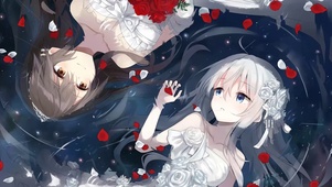 花嫁水中少女