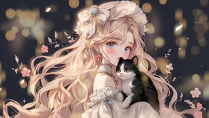 猫咪和女孩