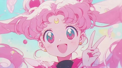 比耶的动漫美少女