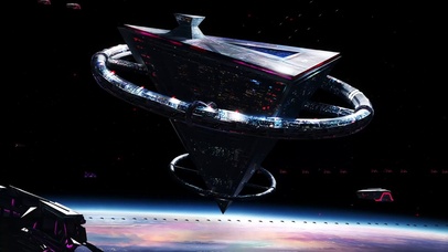 赛博朋克太空站