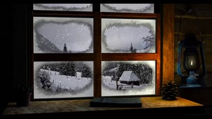 窗外的风雪
