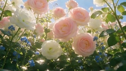 护眼花朵带鱼屏