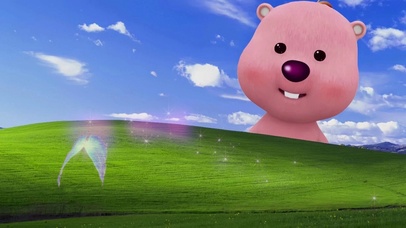 可爱头桌面壁纸