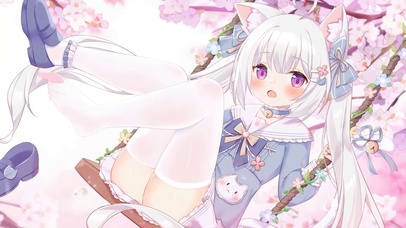 幼玉喵荡秋千/4k