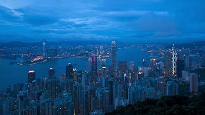 维多利亚港夜景
