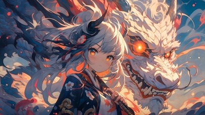 4K 龙与少女