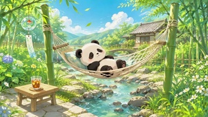悠闲熊猫的治愈假日