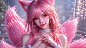 红发狐狸美女高清4k