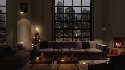 舒适的公寓圣诞节