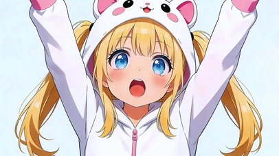 呆萌猫耳女孩