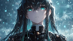 雨中女孩