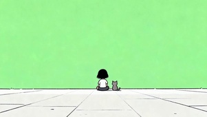 可爱女孩与萌宠
