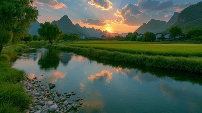 乡村治愈系风景