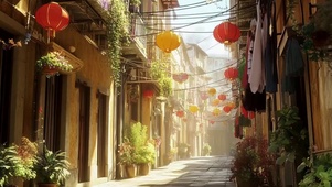 夏日午后古城旧时光