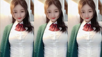 微胖可爱心动小女孩