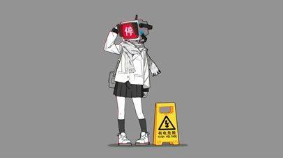 显示器女孩