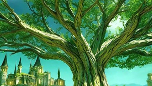 护眼绿景带鱼屏双屏