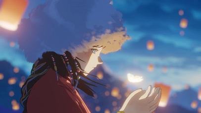 孔明灯少女