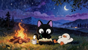 雨夜篝火