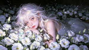 鲜花女孩