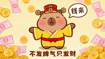 不发脾气只发财