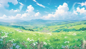 晴空万里