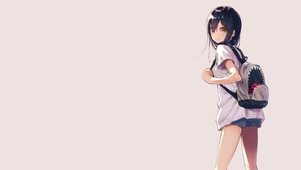 背书包的女孩