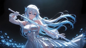 持剑少女