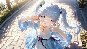 神里绫华丨檐下嬉闹丨