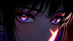 灵动暗夜眨眼动态