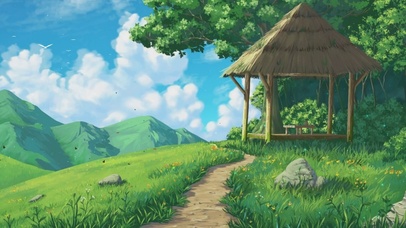 唯美治愈绿色护眼风景