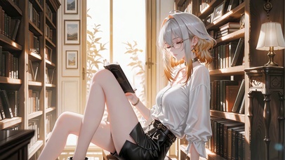 书屋角落嘉贝莉娜