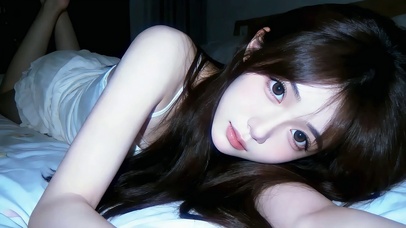 居家松驰感美女