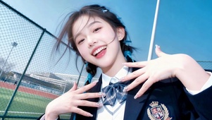 晴天清纯美少女