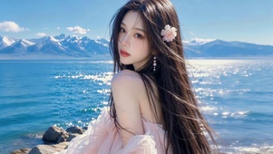 治愈海边少女