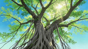 唯美的大树