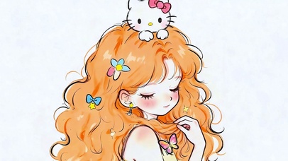 Hello Kitty女孩