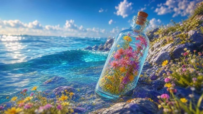 海边漂流瓶