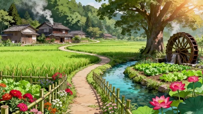 春天田园风景