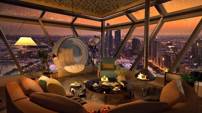 4k雨天舒适客厅氛围