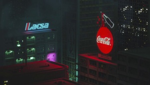 赛博朋克 飞碟城市